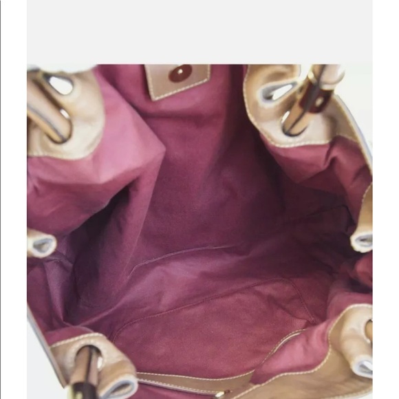 CHLOE Garnet Victoria Logos Shoulder Bag - Picture 9 of 11